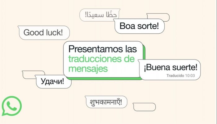 Traducción de mensajes en WhatsApp